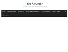 Tablet Screenshot of jimschembri.com